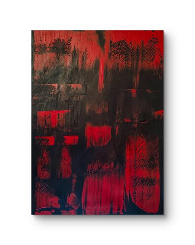 Rosso infinito van Maria Dobrican, Schilderij te koop op Singulart