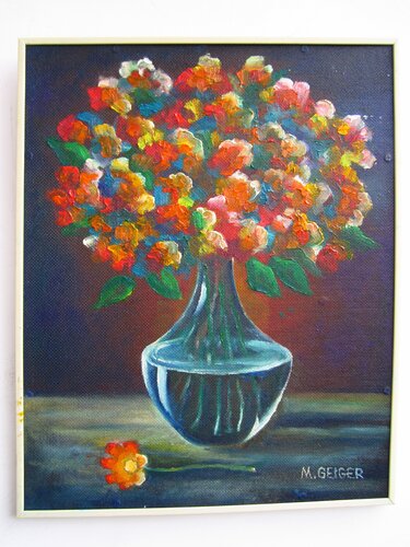 Blumenstrauß 247 by Michael Pletinski, Painting for Sale on Singulart