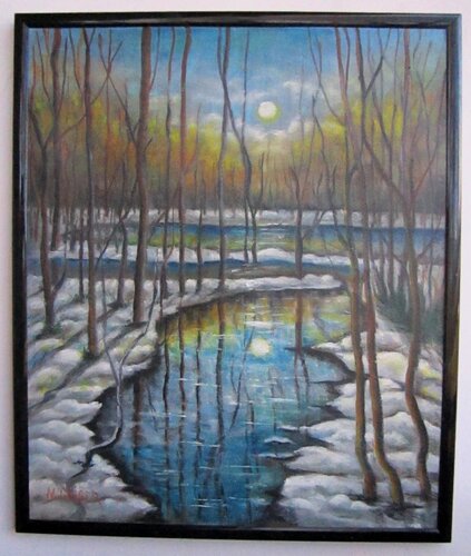 Der Frühling kommt 212 van Michael Pletinski, Schilderij te koop op Singulart