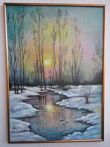 Widerspiegelung  210 di Michael Pletinski, Pittura in vendita su Singulart