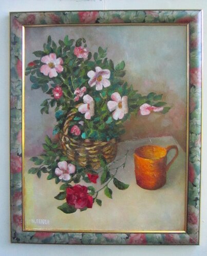 Hagebuttenstrauch     110 par Michael Pletinski, Peinture en vente sur Singulart