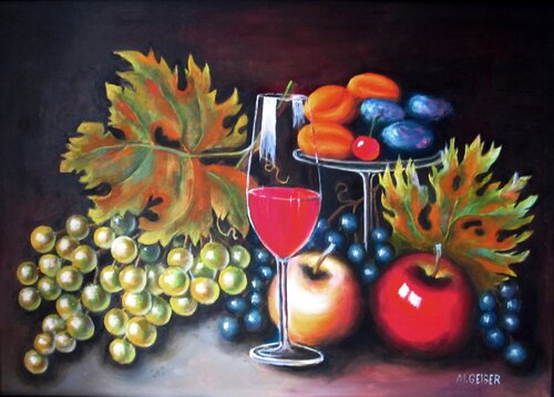 Aroma des Weines   203 par Michael Pletinski, Peinture en vente sur Singulart