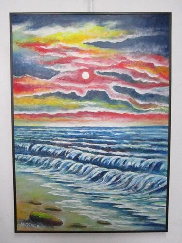 Das stürmische  Wetter     263 by Michael Pletinski, Painting for Sale on Singulart