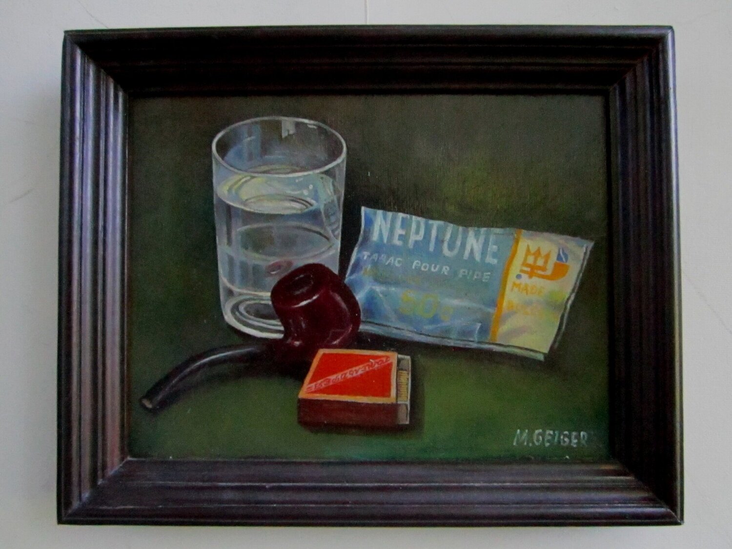 Traum des Rauchers Michael Pletinski Peinture originale à vendre