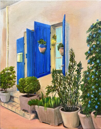 Hidden in Arles by Rubi Javier, Painting for Sale on Singulart