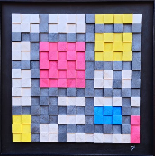 The Pixel Morindian #1 by Tatian Hatnean, Painting for Sale on Singulart