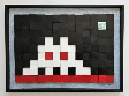 White Invader by Tatian Hatnean, Painting for Sale on Singulart