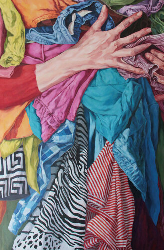 Desapego emocional a través de los tejidos by Lydia Gordillo Pereira, Painting for Sale on Singulart