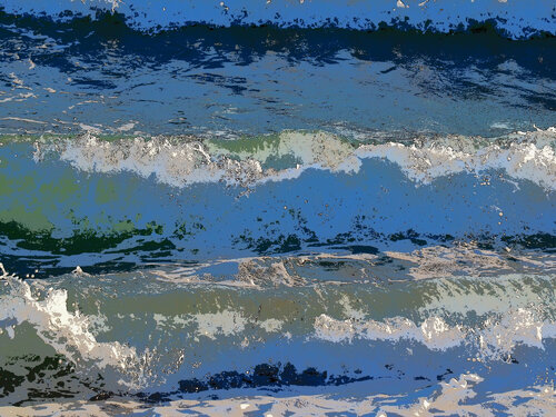 Wave - Study for a liquid moment by Natalie Truchsess, 사진 for Sale on Singulart