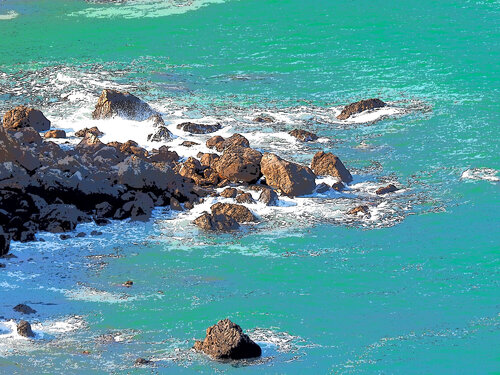 Seascape – Mediterranean Turquoise von Natalie Truchsess, Fotografie kaufen auf Singulart