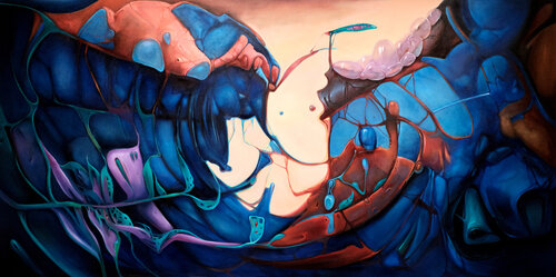 "Sixth" from the "Insight" series von Denis Chyżawski, Malerei kaufen auf Singulart