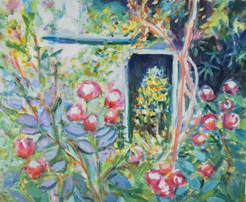 Light, Roses, Window von Art Zarina Hagen, Malerei kaufen auf Singulart