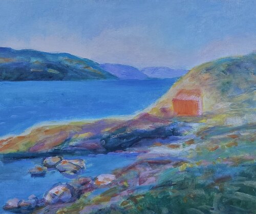 Alta Fjord, North of Norway van Art Zarina Hagen, Schilderij te koop op Singulart