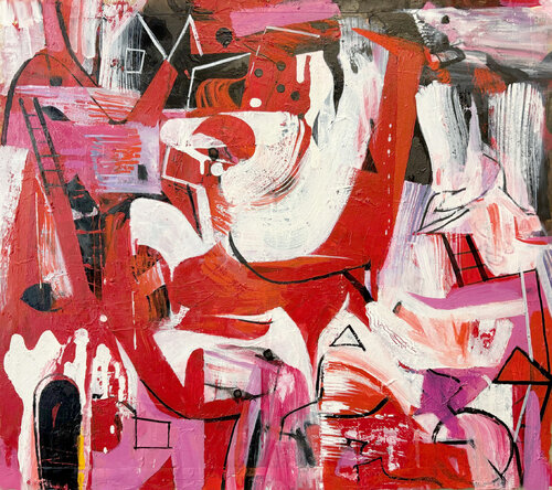 Guide to Deviltown by Bruce Rauffenbart, 회화 for Sale on Singulart