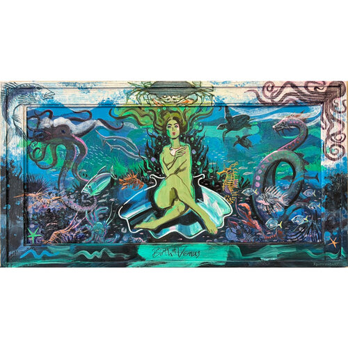 The Birth of Venus by Bruce Rauffenbart, 회화 for Sale on Singulart