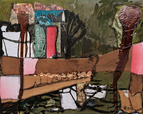 "Near the Bridge" di Gez Zirkelbach, Pittura in vendita su Singulart