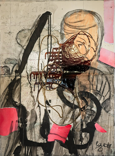 Rettungsleine 21 de Gez Zirkelbach, Pintura a la venta en Singulart