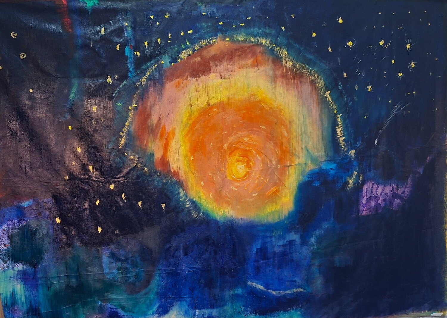 HALO Flai Costa Original painting for sale