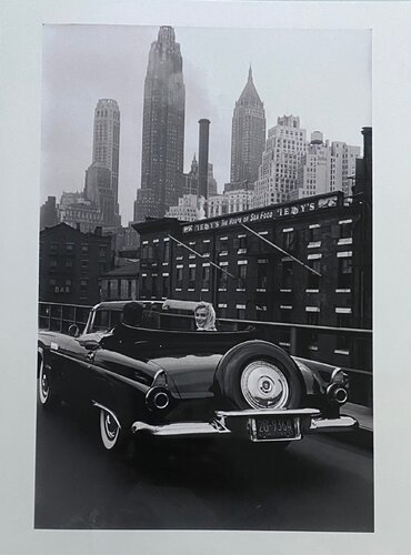 Marilyn and Arthur Miller, NYC, 1957, 4C de Sam Shaw, Fotografía a la venta en Singulart