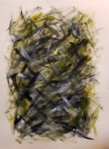 Stirring III van Susan M. Gibbons, Schilderij te koop op Singulart