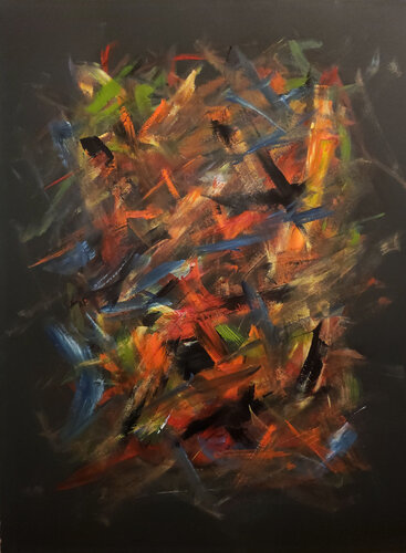 Stirring IV van Susan M. Gibbons, Schilderij te koop op Singulart