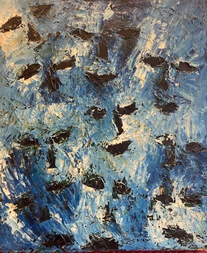 Sensazioni celesti by Aurelio Guerrini, Painting for Sale on Singulart