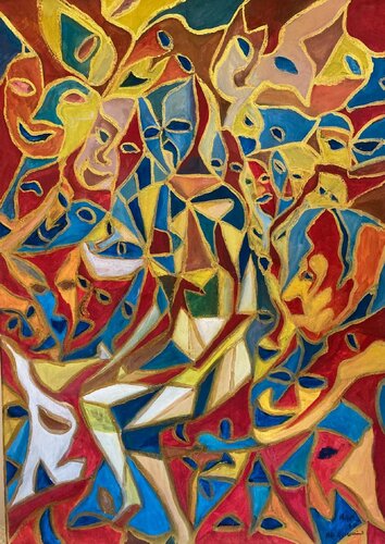 Frazionamento di immagini by Aurelio Guerrini, Painting for Sale on Singulart