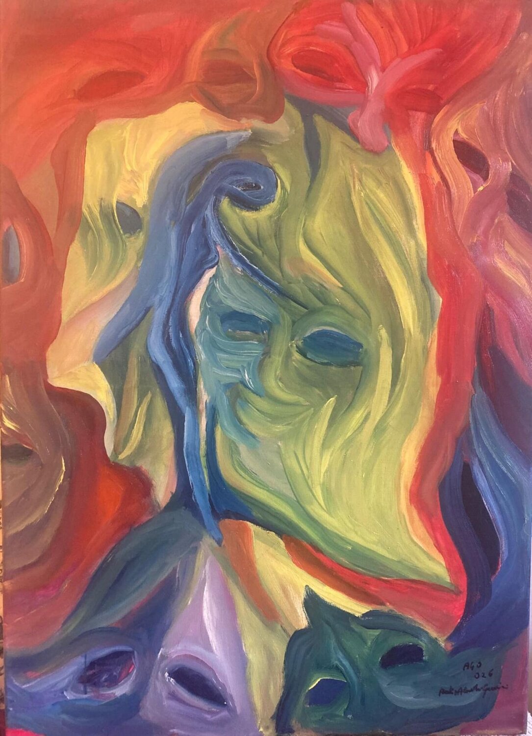 Nostalgia Aurelio Guerrini Peinture originale à vendre