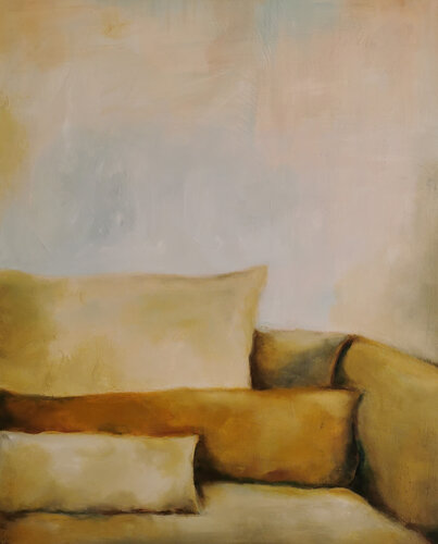 Farbstudie in beige van Maria Thomaschke, Schilderij te koop op Singulart