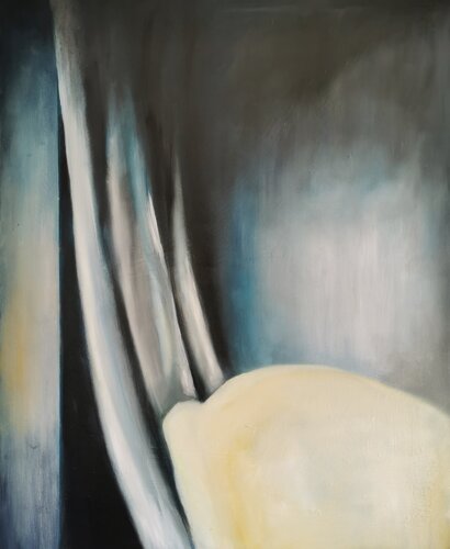 Farbstudie in blau van Maria Thomaschke, Schilderij te koop op Singulart