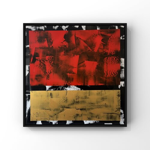 Crimson over Silence by Bisi Onisemo, 회화 for Sale on Singulart