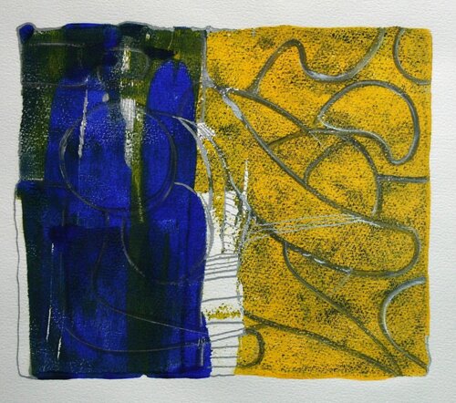 Acrylic Monotype No 3214 von Judith Dupree Beale, Werk auf Papier kaufen auf Singulart