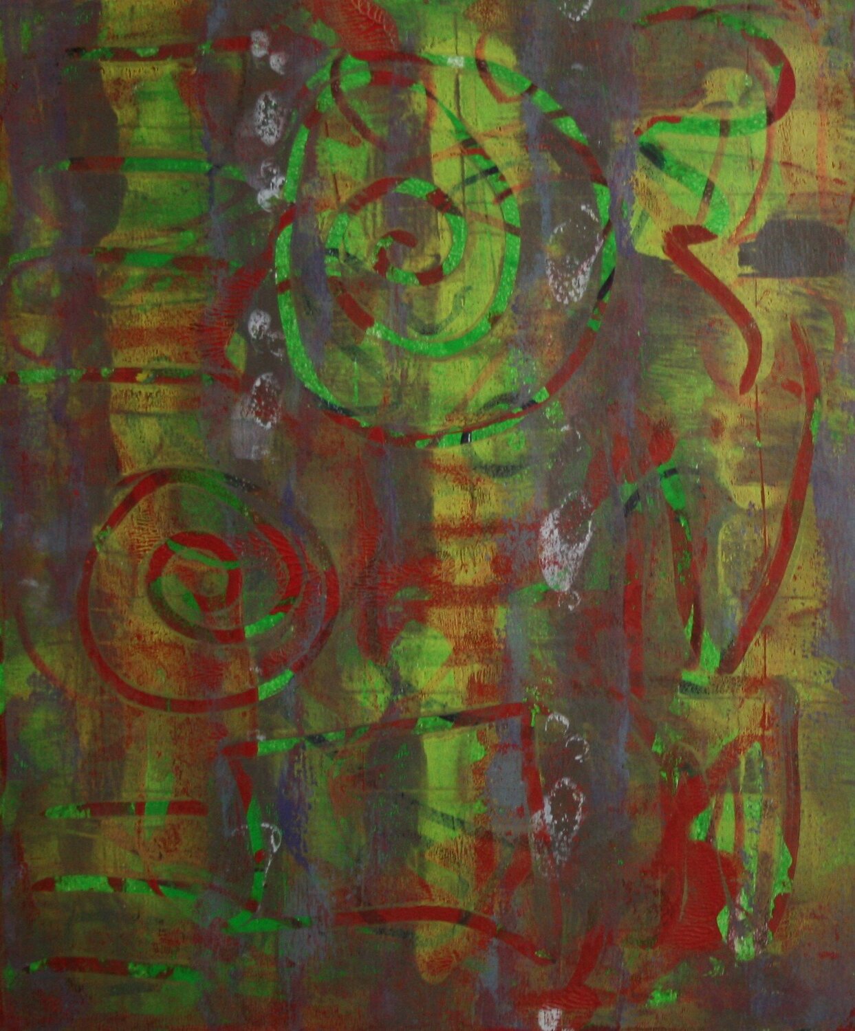 Acrylic Monotype No 2913 Judith Dupree Beale