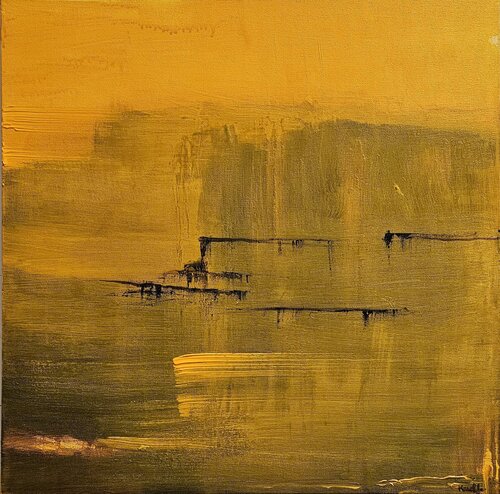 saffron di Kushlani Jayasinha, Pittura in vendita su Singulart