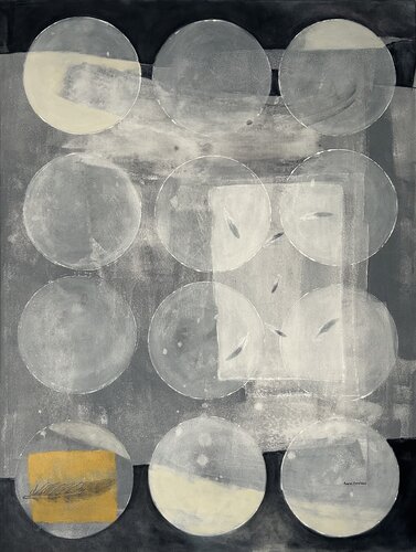 WHEN THE MOON IS OCCURRING by Aysenur Saral, 회화 for Sale on Singulart