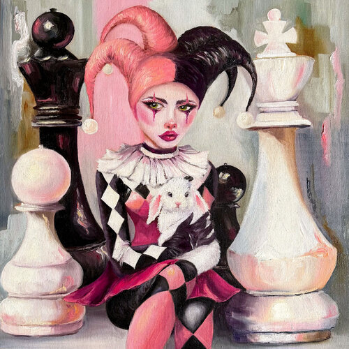 The Harlequin's Gambit von Ira Payweather, Malerei kaufen auf Singulart