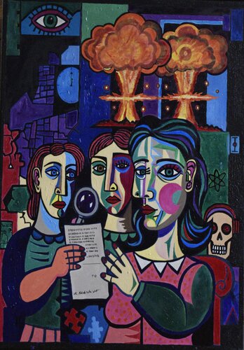 Chaos par Dr. Simona Blechschmidt, Peinture en vente sur Singulart