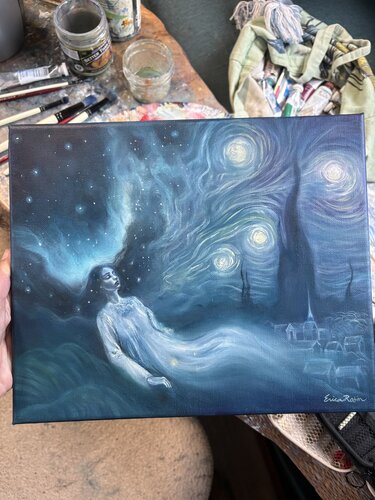 Starry Nights di Erica Robin, Pittura in vendita su Singulart