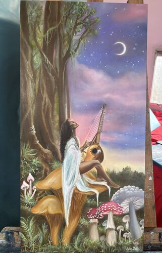 Lullaby of the Wild di Erica Robin, Pittura in vendita su Singulart