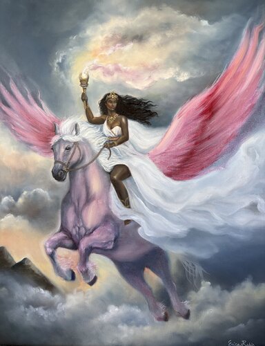 Fire Horse de Erica Robin, Pintura a la venta en Singulart