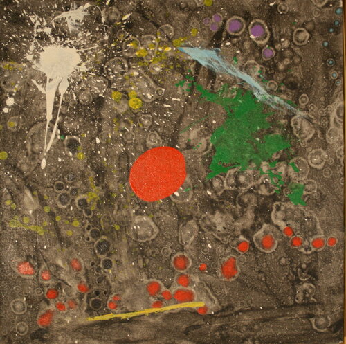 Red Dot by Raymond Grist, Painting for Sale on Singulart