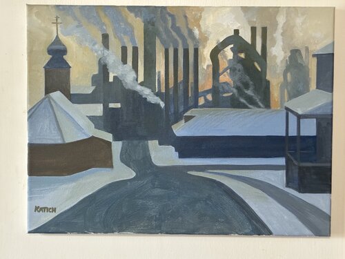 Ohio Valley Mill di George Katich, Pittura in vendita su Singulart