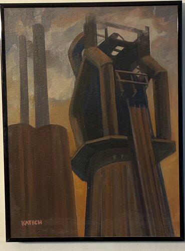 Blast Furnace di George Katich, Pittura in vendita su Singulart