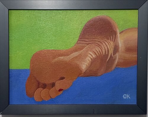 Flexing the Sole di George Katich, Pittura in vendita su Singulart