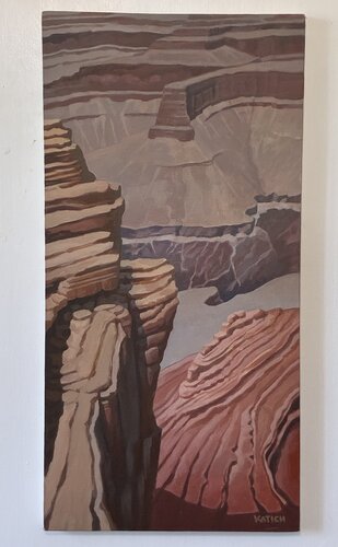 The Grand Canyon par George Katich, Peinture en vente sur Singulart