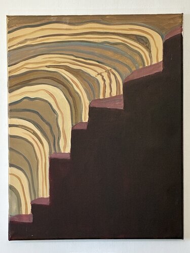 Canyon Contours de George Katich, Pintura a la venta en Singulart