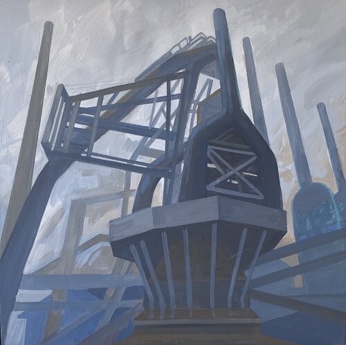 Blast Furnace Memories von George Katich, Malerei kaufen auf Singulart