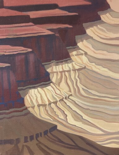 Grand Canyon Light de George Katich, Pintura a la venta en Singulart