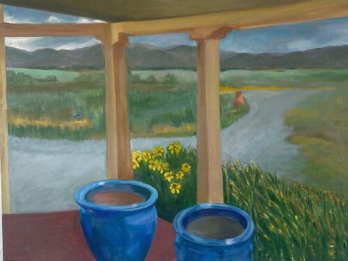 The Distant Sangre de Cristo von Carrie Kahn, Malerei kaufen auf Singulart