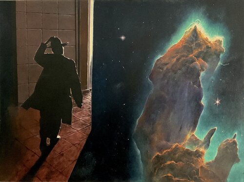 Thanks, but I Was Just Visiting de Ben Bergstein, Pintura a la venta en Singulart